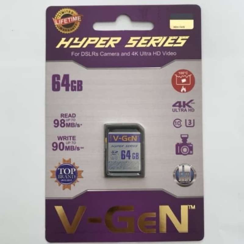 Promo V-gen Sd Card 64 Gb Hyper | Memory Card | Vgen Diskon 23% Di ...