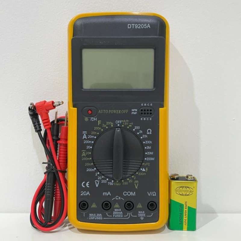 Promo Multitester Digital DT-9205A / Multimeter Avometer Digital DT ...