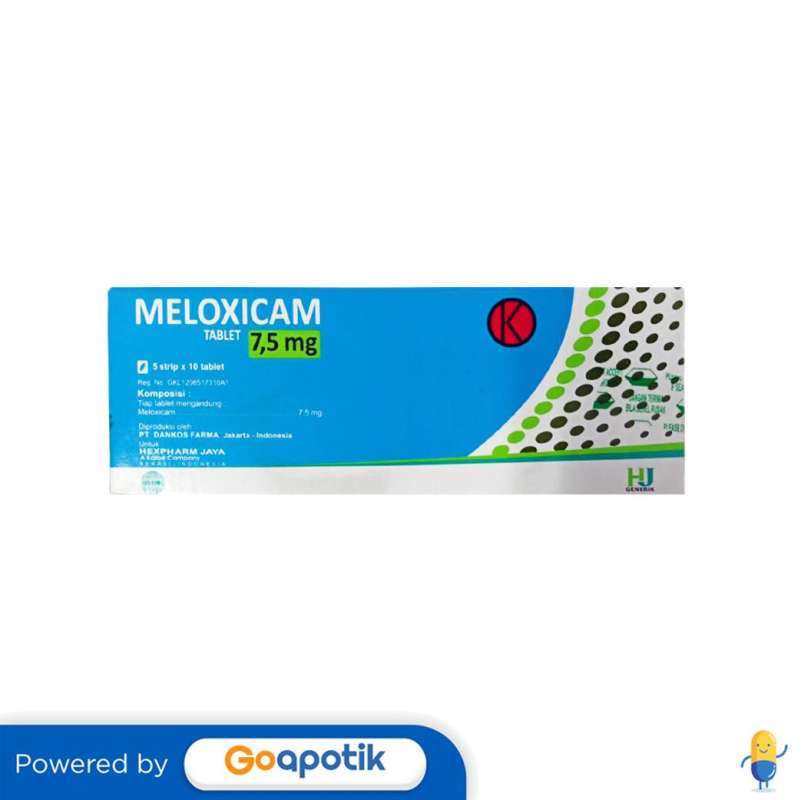 Jual MELOXICAM HEXPHARM 7.5 MG BOX 50 TABLET di Seller Apotek Sobat