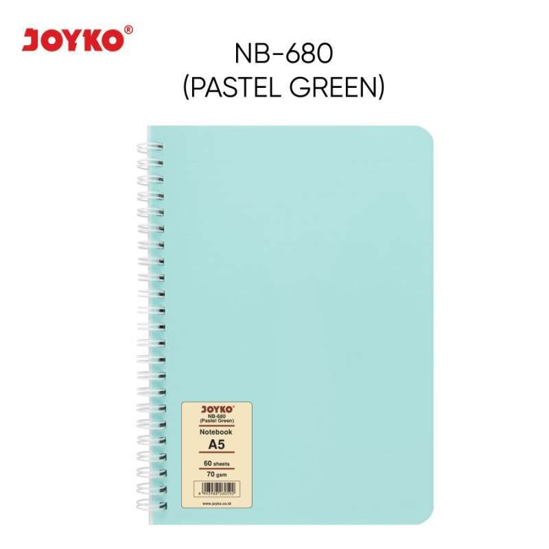 Jual Note Book Joyko Pastel Nb-680 (a5) - Pastel Green Di Seller ...