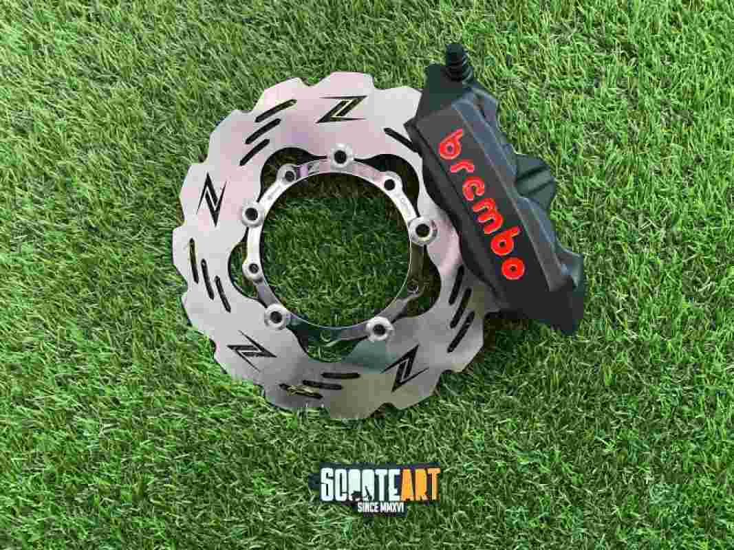 Promo Caliper Brembo Monoblock M4 + Floating Disk Zelioni Vespa Matic