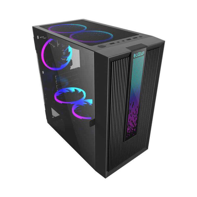 Promo Pccooler Platinum Lm200 Black Mesh Rgb Gaming Case Diskon 23% Di ...