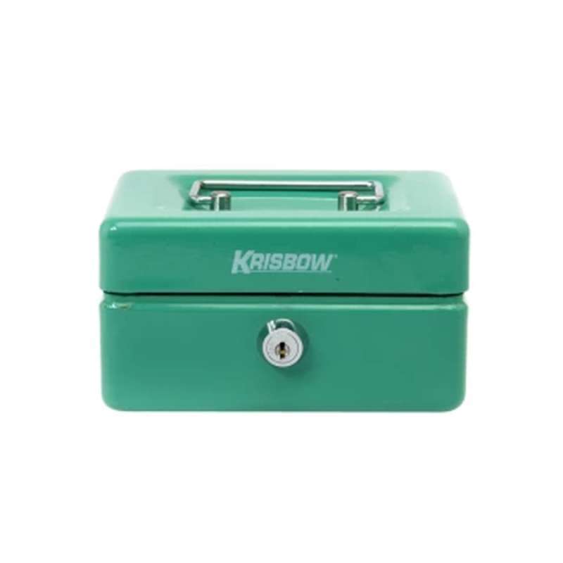 Promo Cash Box Deposit Box Safety Box 6 Inch Mini Krisbow Diskon