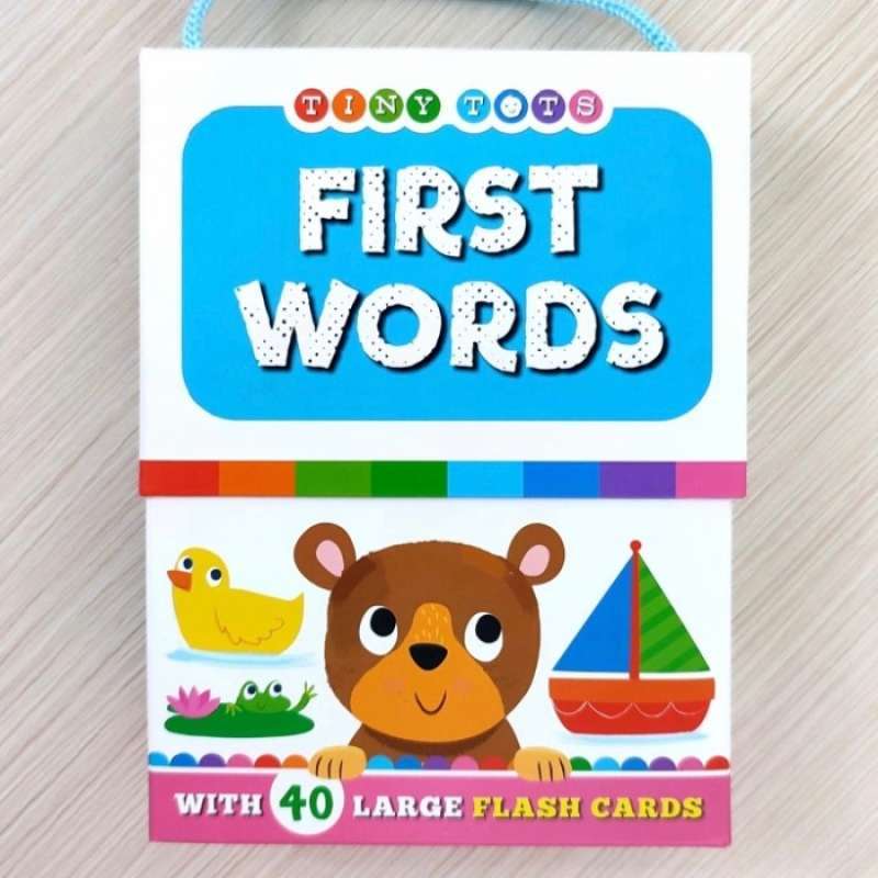 Promo Tiny Tots Flash Cards Abc 123 First Words Import Diskon 23 Di Seller Venomancer