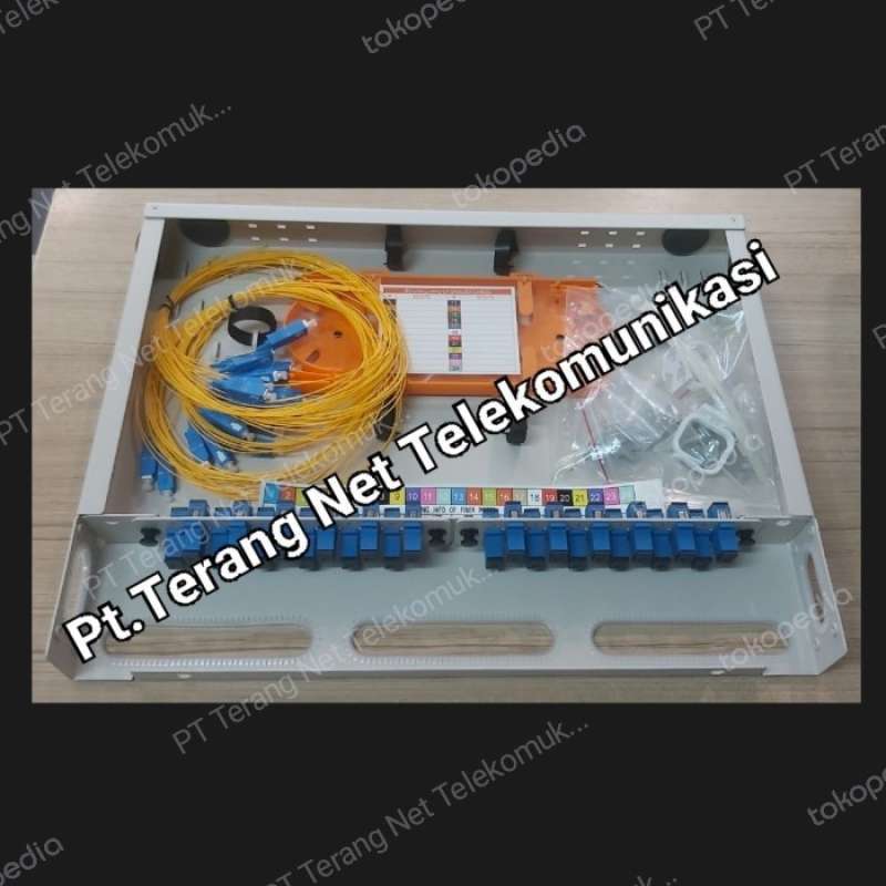 Promo Otb Rack 24 Core Litech,Lkp Adaptor + Pigtail Sc-Upc Diskon 23% ...