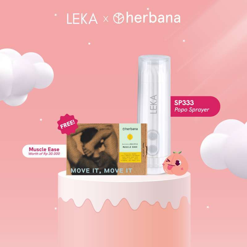 Promo LEKA x Herbana LEKA SP333 Popo Sprayer FREE HERBANA Balance