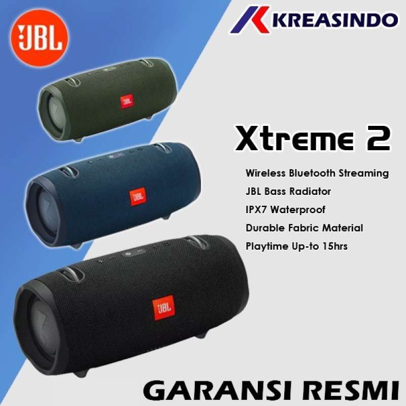 Jual JBL Xtreme 2 Bluetooth Portable Speaker Garansi Resmi IMS di