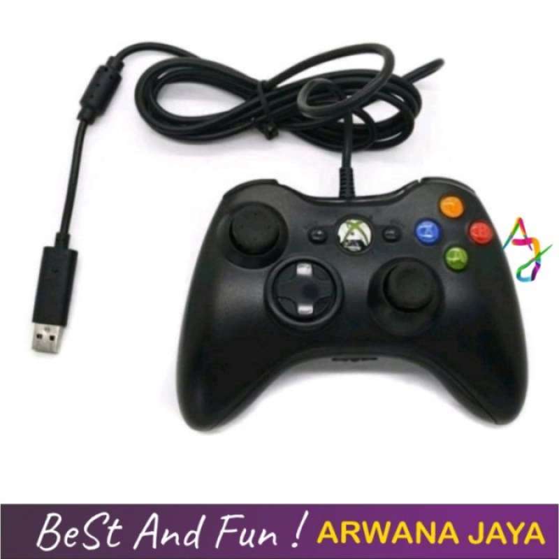 Jual Microsoft Stik Xbox 360 Pc Kabel Original Pabrik Wired Xbox 360