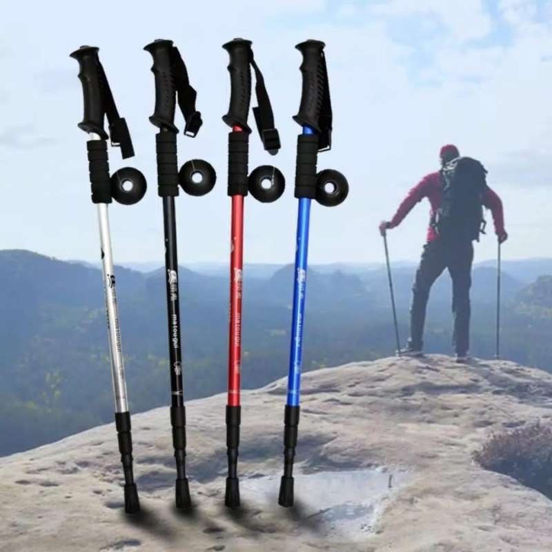 Jual Trekking Pole Anti Shock Tongkat Pendaki Ice Skating Gunung