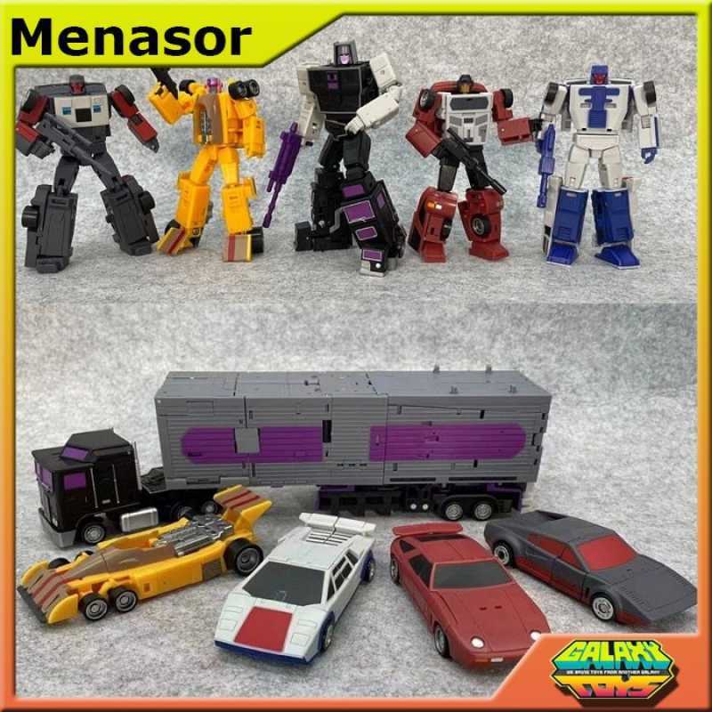 Promo Deformed Automan Bw-001-002-003 - Transformers G1 Menasor ...