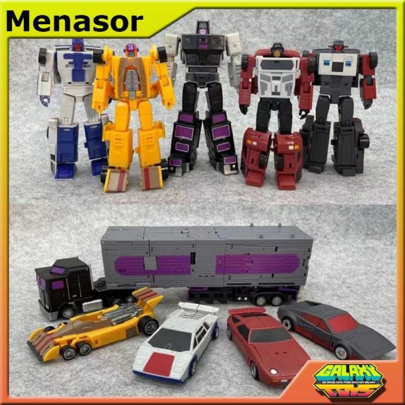Promo Deformed Automan Bw-001-002-003 - Transformers G1 Menasor ...