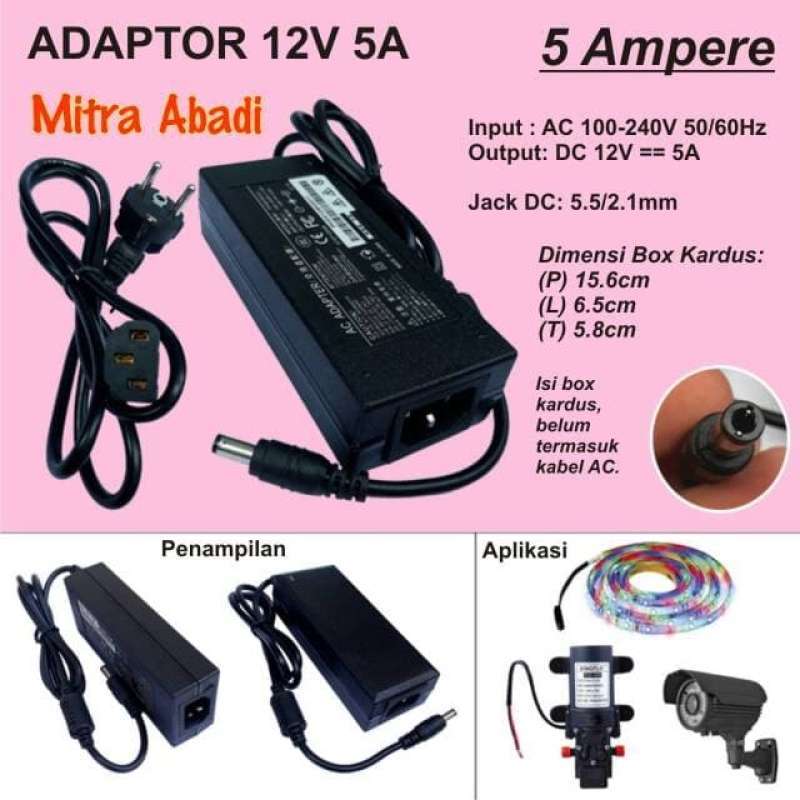 Promo Adaptor 5a 12v Diskon 20% Di Seller Sentral Beli Beli - Jakarta ...