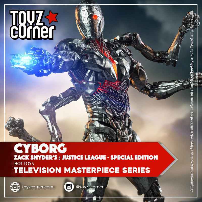 Hot Toys TMS057 Cyborg Zack Snyder's Justice League, Figurine DC Comme Neuve