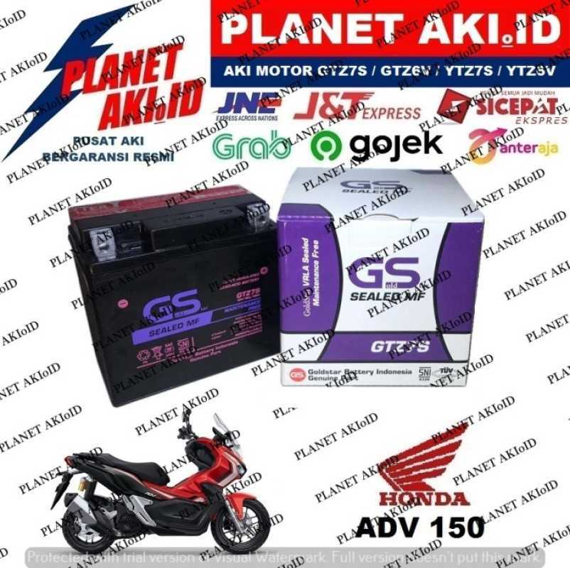 Jual Aki Motor Honda ADV 150 Adventure 150 GTZ7S GS Y Accu Kering MF di