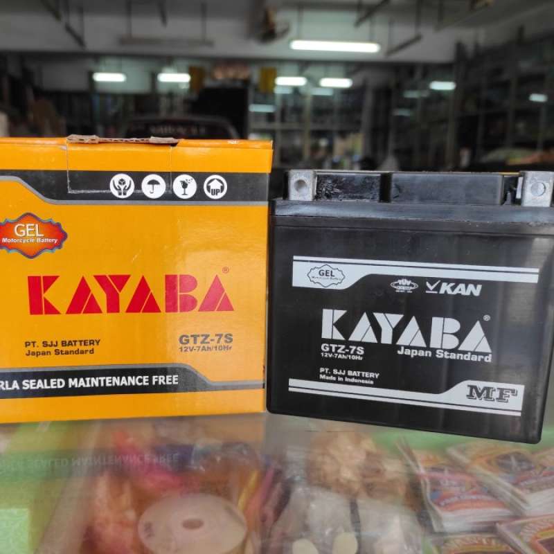 Jual Aki kAYABA Gtz7s 12v 7a full kering gel untuk VARIO 125,150