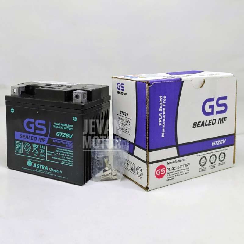Jual Gs Battery Gsmf-gtz-6v / Accu Gsmf-gtz-6v / Aki Kering Motor Vario