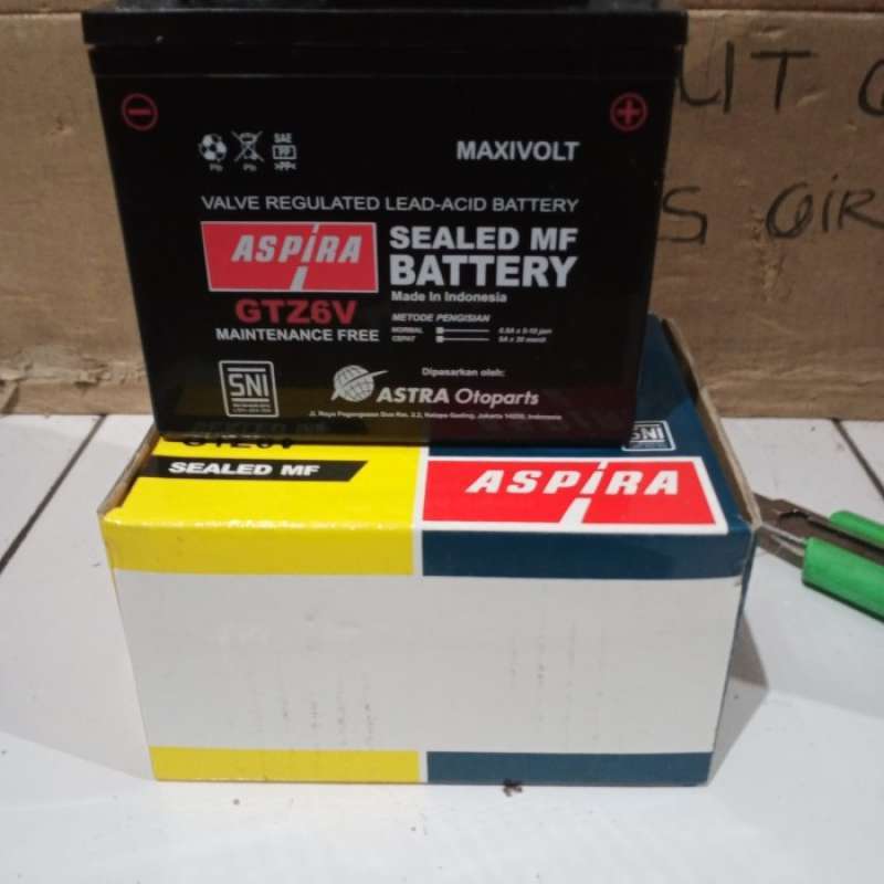 Jual Original Aki Aspira Gtz6v Vario 150 Esp Sonix150 Cbr150 Pcx Di