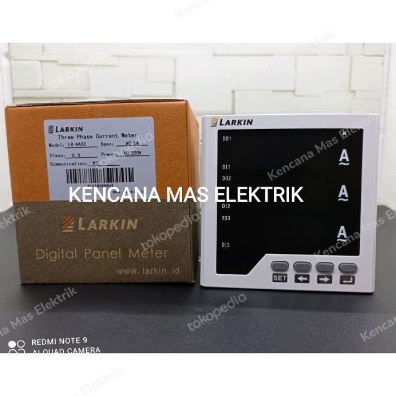 Promo Larkin LRAA33 Digital Ampere Meter 3 Phase Ammeter Tiga Phasa