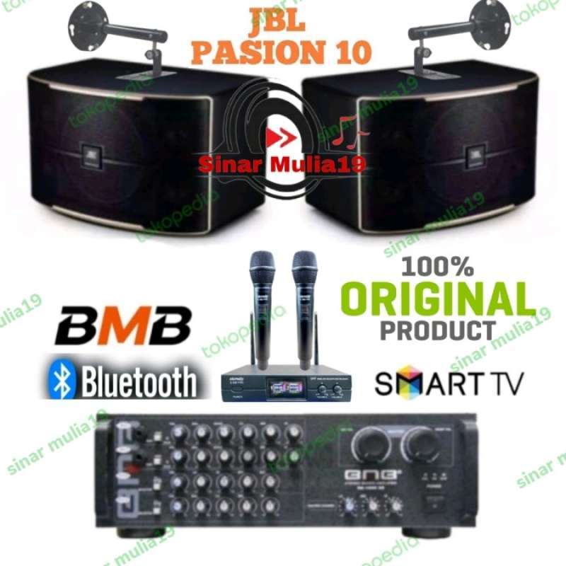 Promo PAKET SOUND SYSTEM KARAOKE SPEAKER JBL PASION 10 ORIGINAL AMPLI