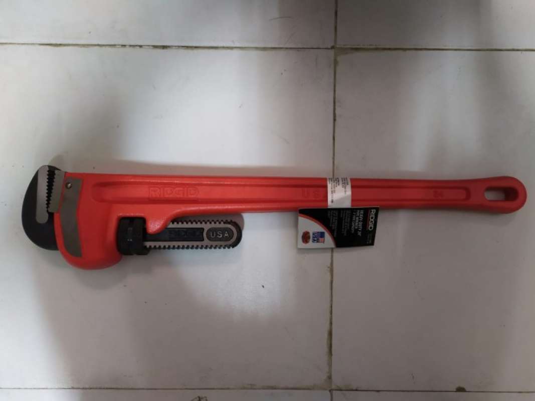 Promo Ridgid Heavy-duty Straight Pipe Wrench 24 Ridgid 31030 - Kunci ...