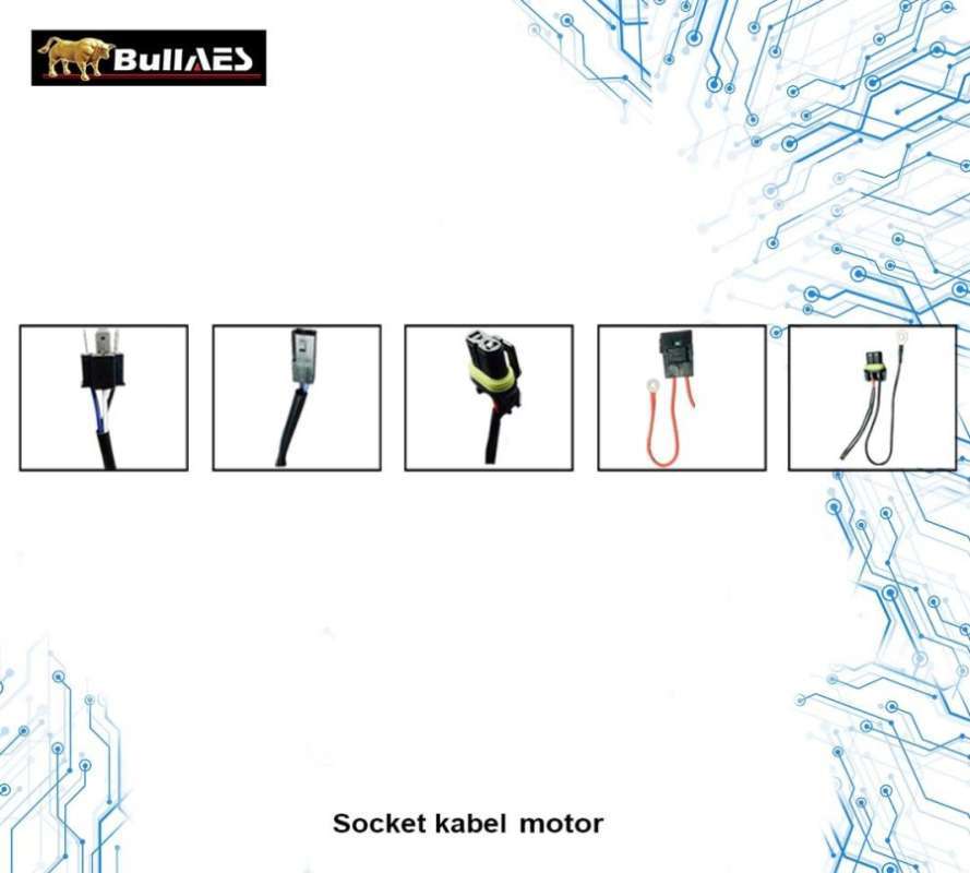 Jual Kabel Set Relay Sekring Hid Led Biled Motor H4 Merk Aes Di Seller ...