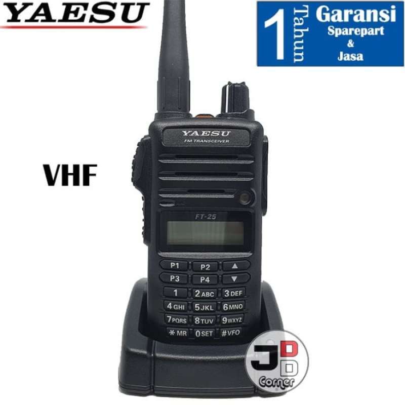 Promo HT Yaesu FT-25 Single Band VHF ORIGINAL Baru Garansi 1 Thn FT25 ...