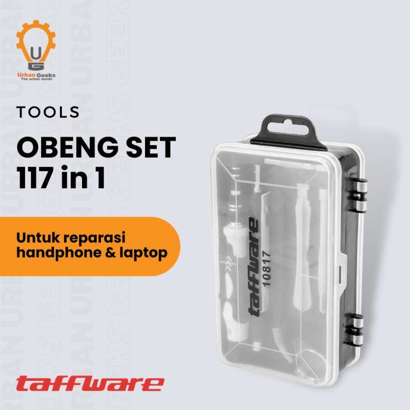 Jual Obeng 117 In 1 Taffware Screwdriver Set Reparasi Smartphone Laptop ...