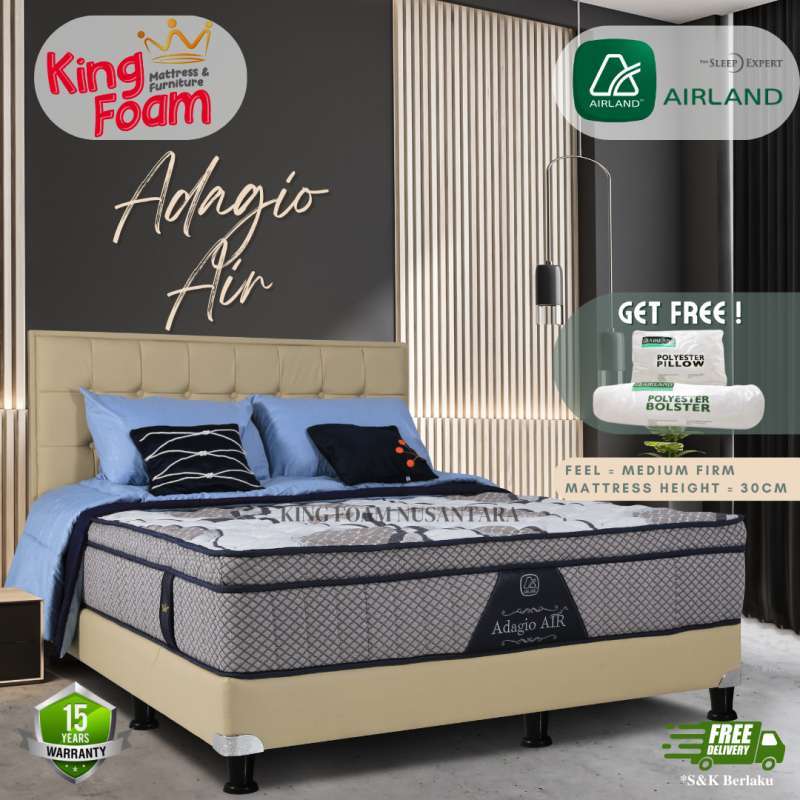 Jual Airland Adagio Air Semua Ukuran Kasur Springbed (Full SET) HB