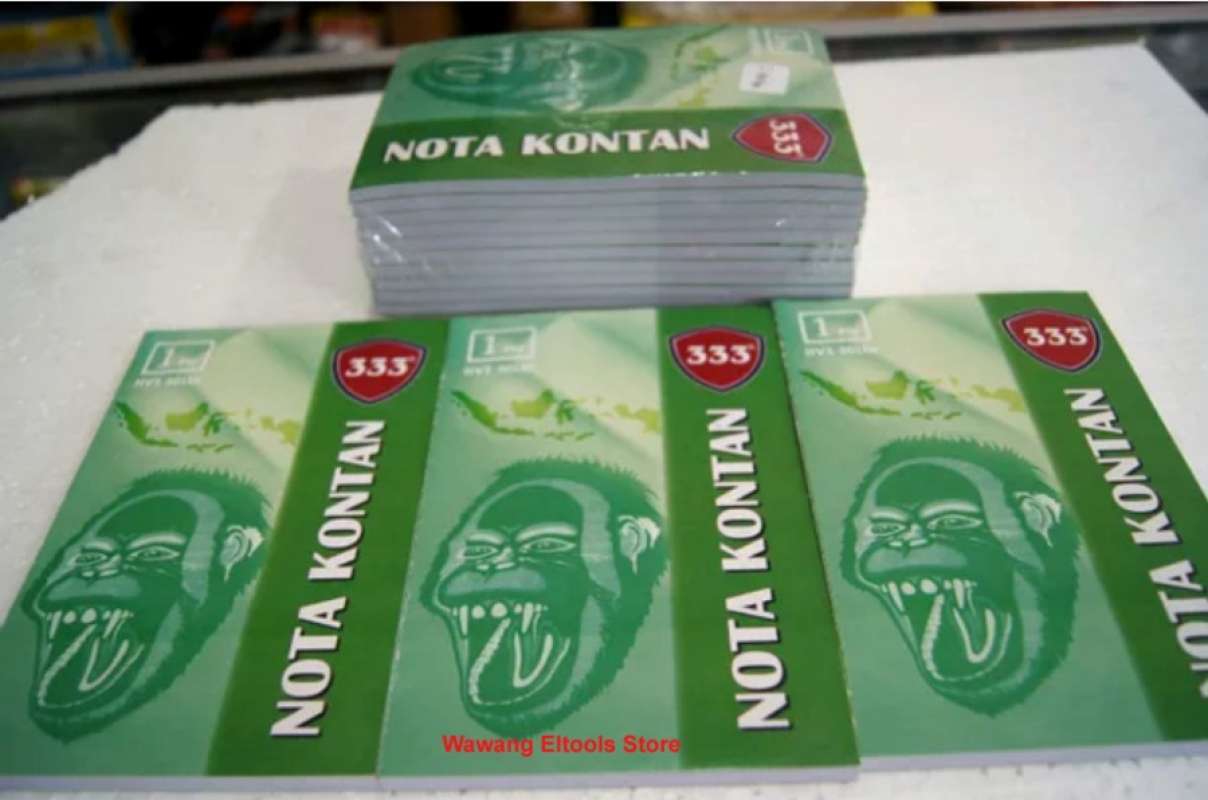 Jual Nota Kontan (10 Pcs) 333 Kecil 1 Ply 50 Lembar / 1 Pak Isi 10 Buku ...