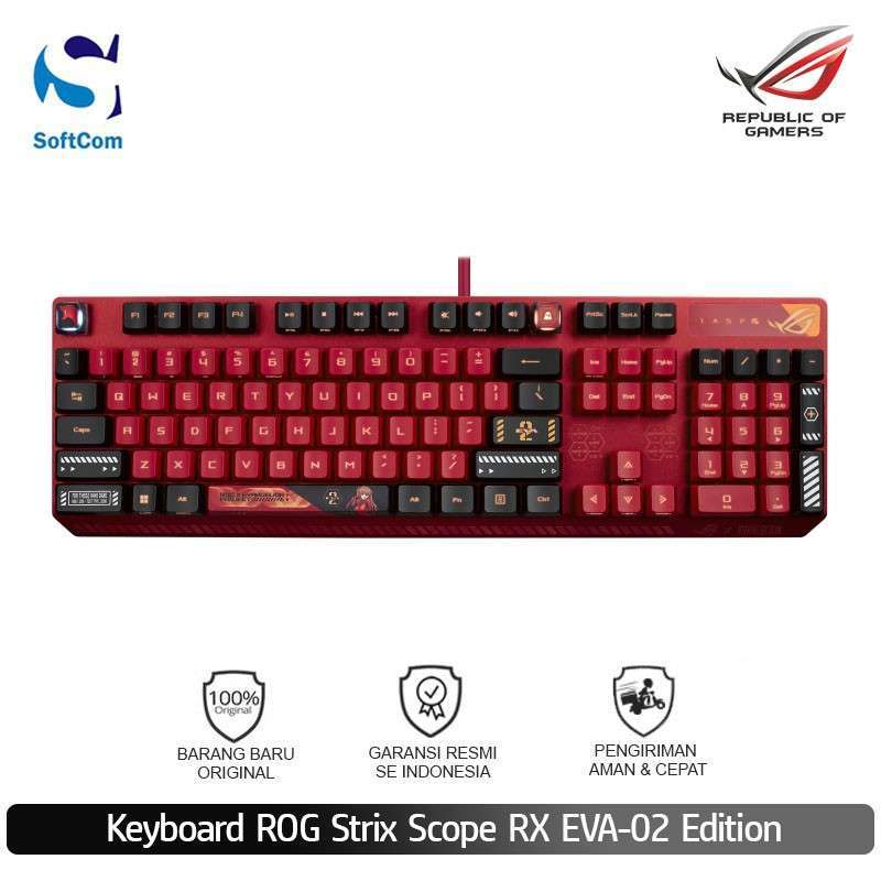 ASUS ROG Strix Scope RX Tastiera Meccanica | Edizione Limitata EVANGELION EVA-01 | Nuova