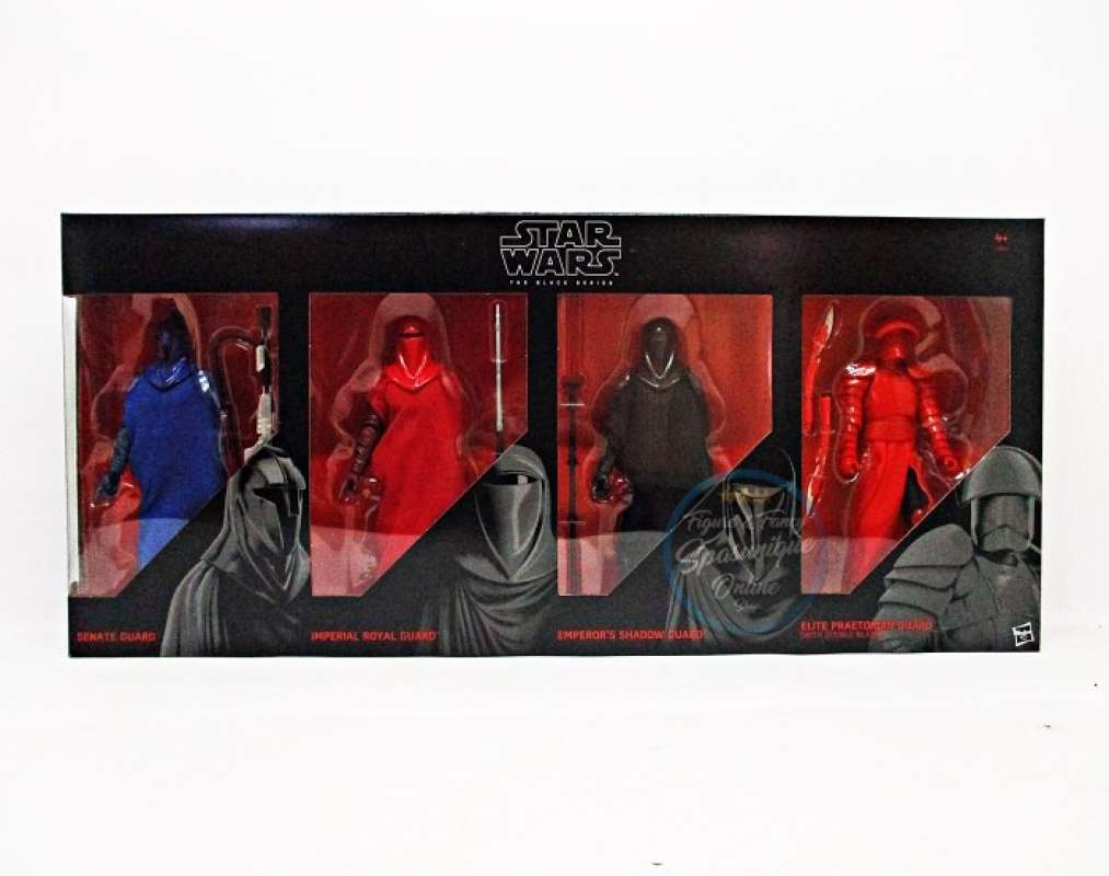 Star Wars The Black Series 4 Action Figure – Guardia Del Senato, Reale, Ombra E Pretoriana, 15 Cm