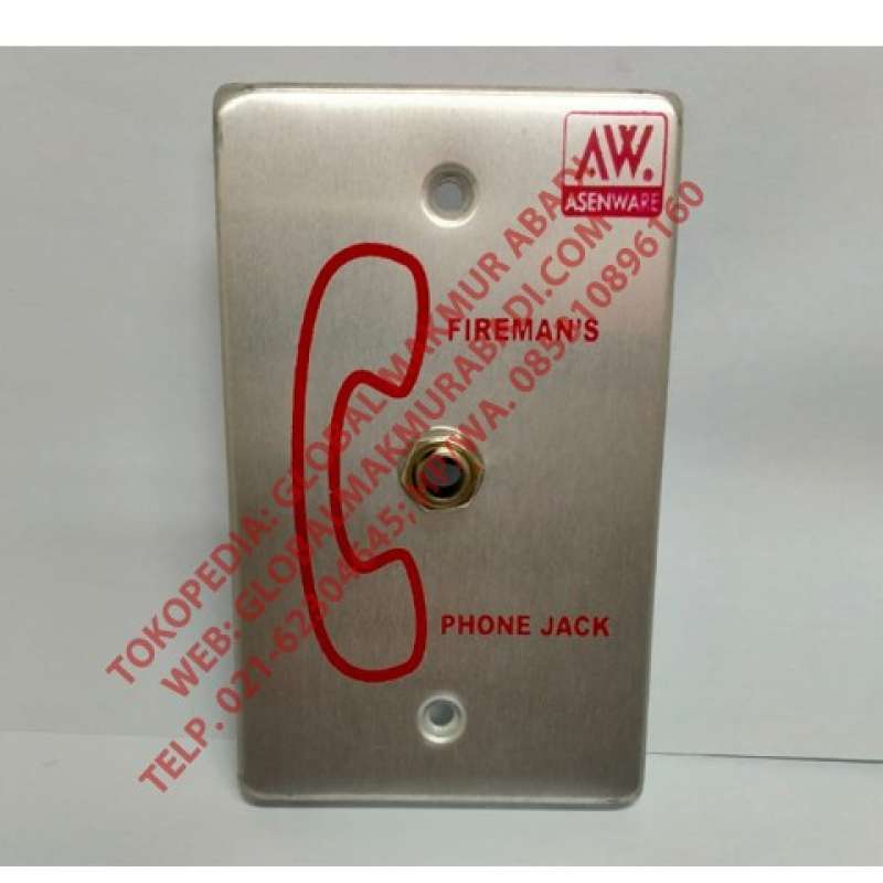 Promo Asenware Phone Jack Fireman Jack Phone Fire Alarm Diskon 27% Di ...
