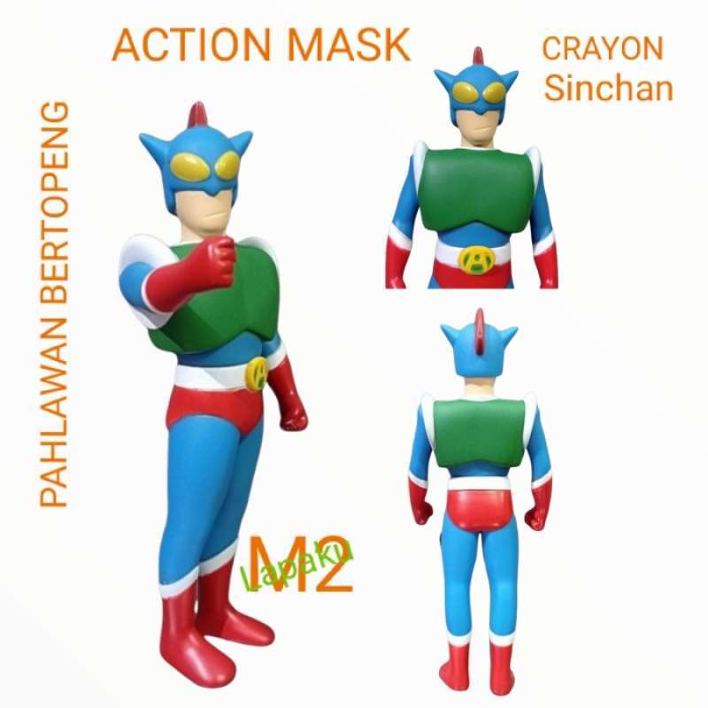 Action Mask Promo Figure Action Mask Pahlawan Bertopeng Crayon Sinchan Diskon 23% ...