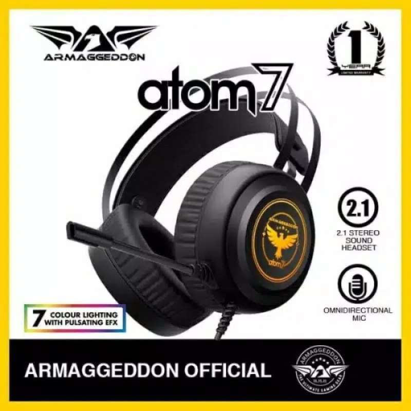 Promo Headset Gaming Armaggeddon Atom 7 Original Garansi Resmi