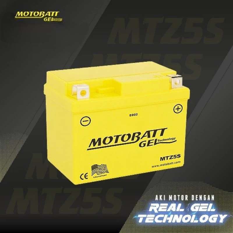 Promo AKI MOTOR HONDA BEAT VARIO 110CC SCOOPY SPACY MOTOBATT MTZ5S