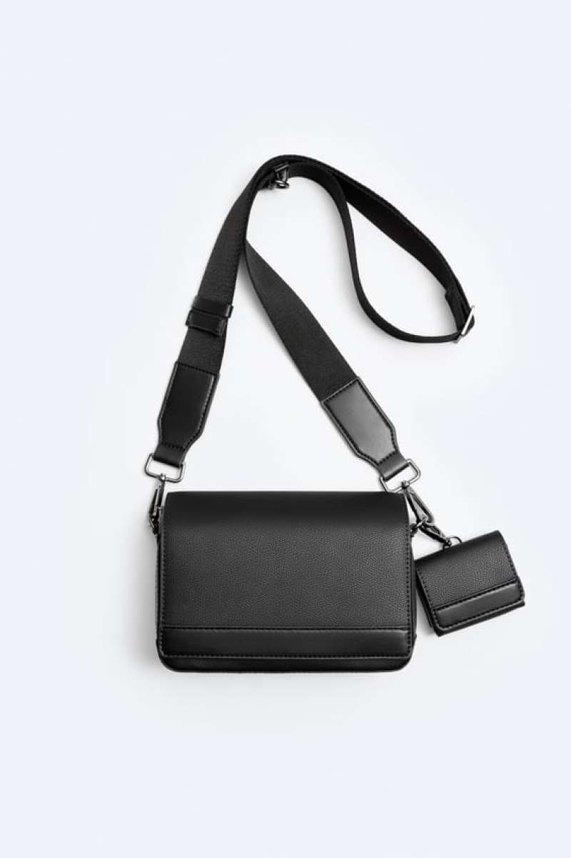 Jual Zara Man Original Store 100 Contrast Crossbody Bag With Purse Di Seller Milsnow.id Derwati Kota Bandung Blibli