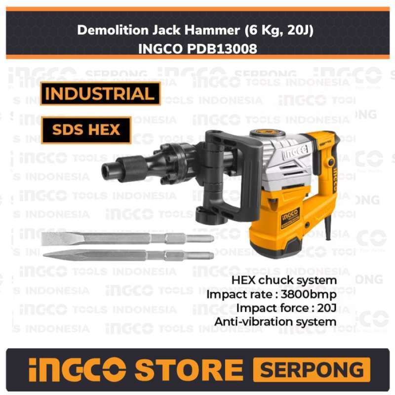 Ingco demolition cheap breaker 1300w