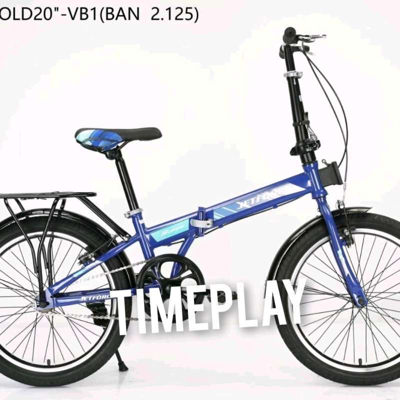 Sepeda lipat 20 inch jet force discbrake cakram speed