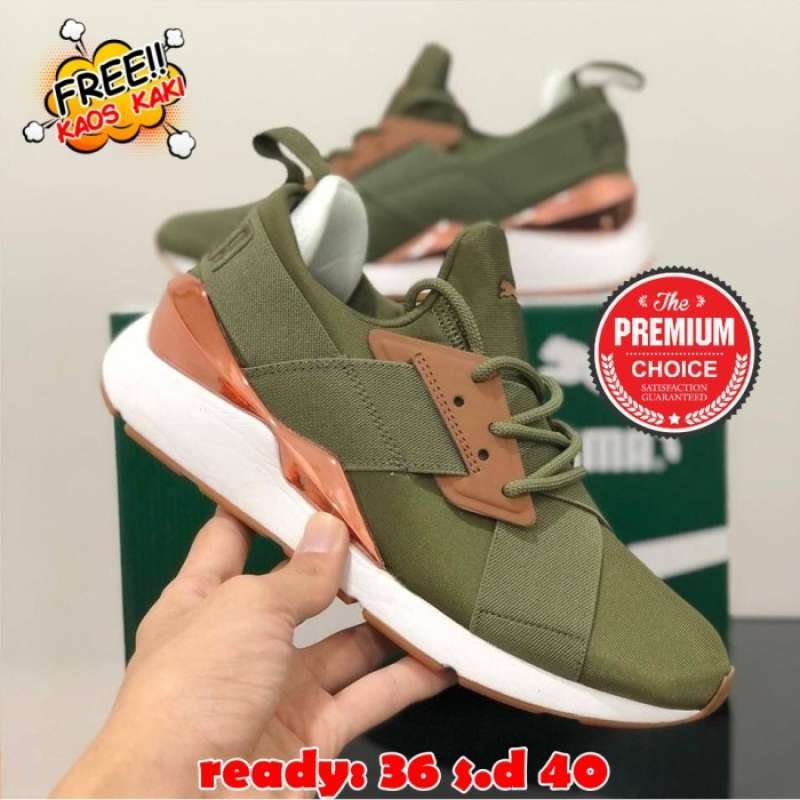 Jual Sepatu Wanita Puma Muse X3 Metallic Terbaik Februari 2024