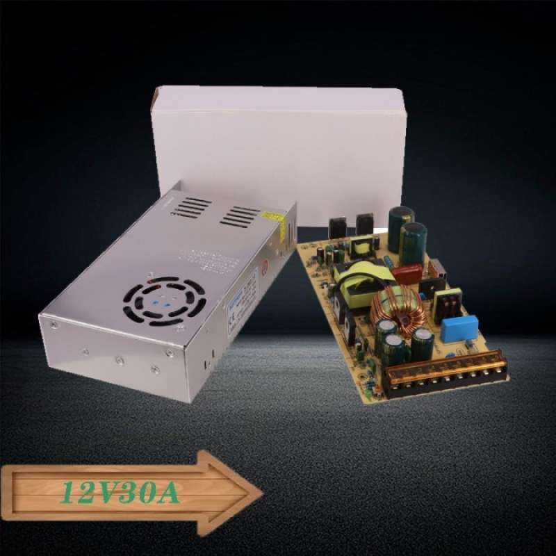 Promo Power Supply Switching 12V 30A 360 Watt Cocok Untuk CCTV LED