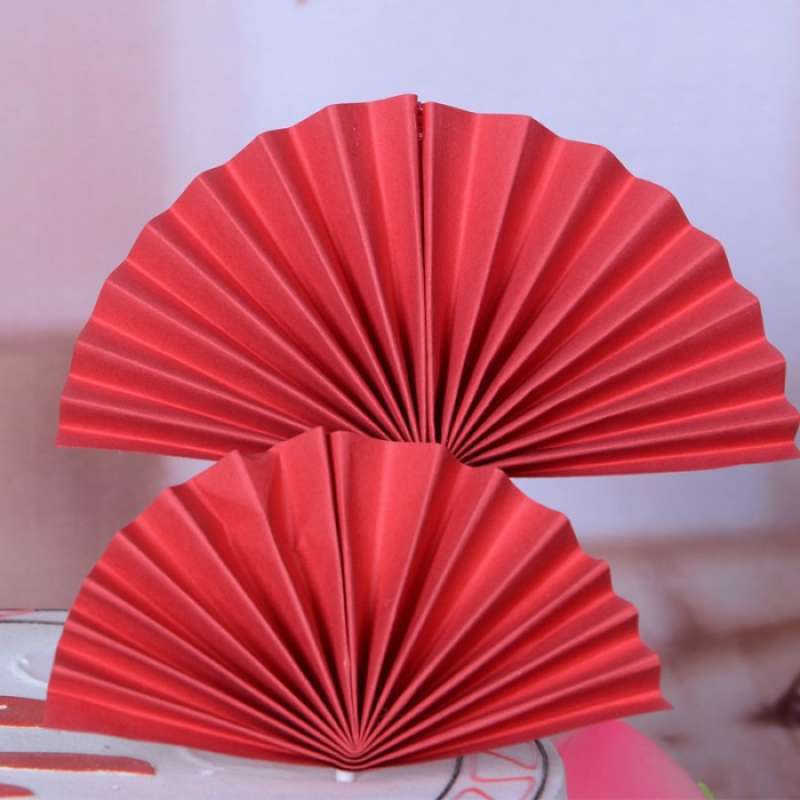 Jual Cake Topper Kipas set 2 Imlek Hiasan Tusukan Kue Tart Sincia Paper