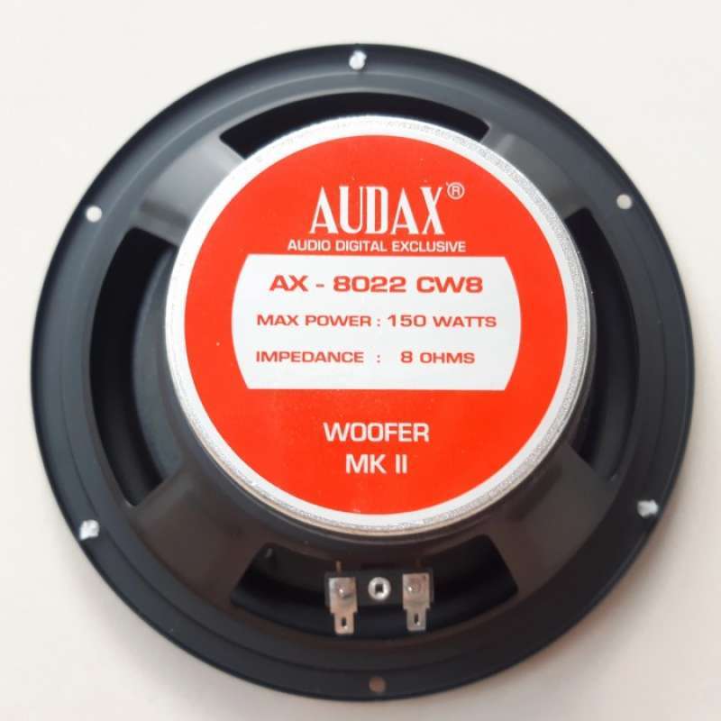 Original AUDAX 8022 SPEAKER 8 INCH WOOFER AUDAX AX 8022 CW8 150watt
