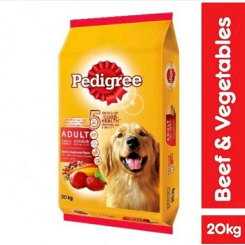 Promo pedigree beef vegetables 20 kg dogfood Diskon 23 di Seller Haura
