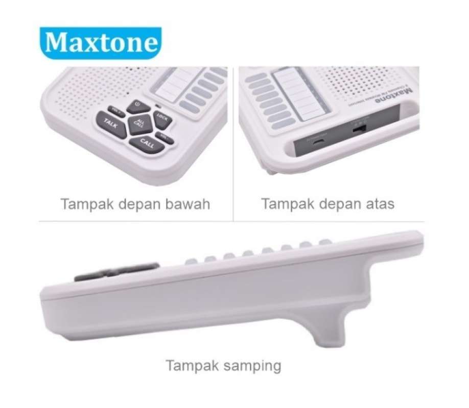 Promo Maxtone Sk1208 Wireless 8Ch Home/Office Interkom