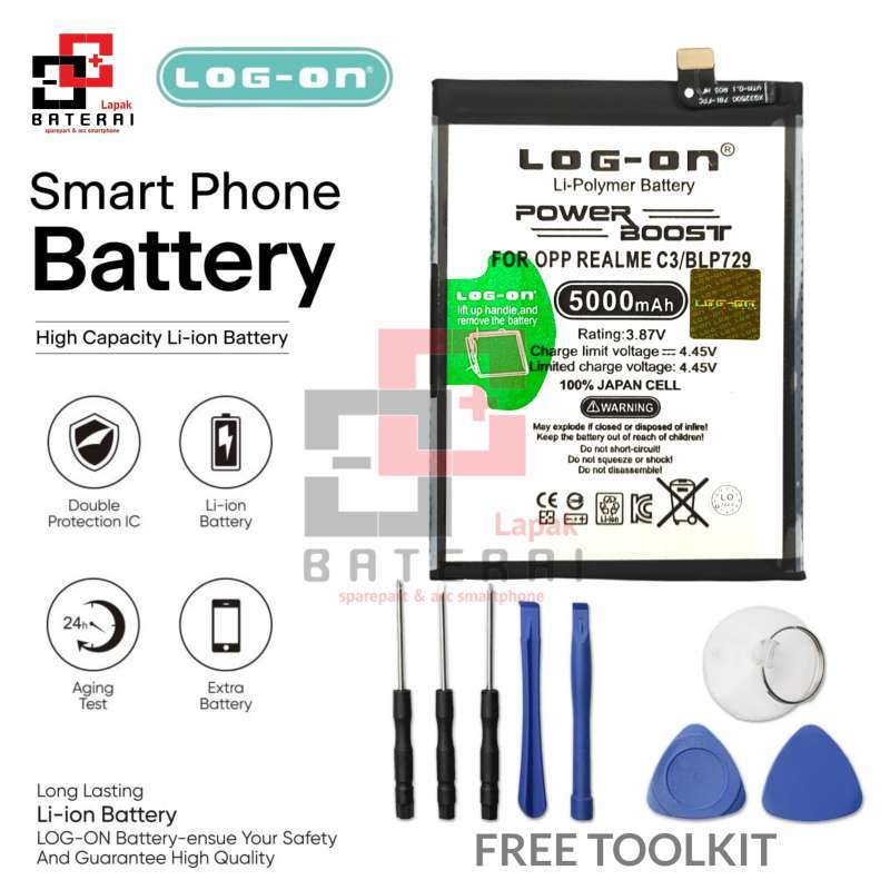 Jual Log On - BLP729 Realme Narzo 50i RMX3235 BLP-729 Power Boost ...