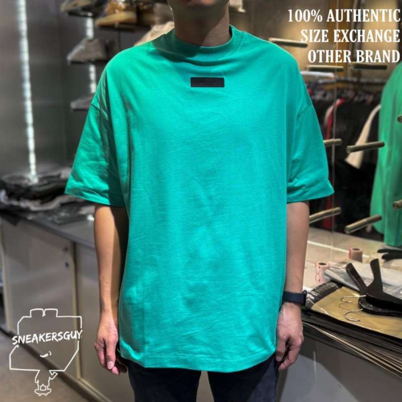 24SS☆【FEAR OF GOD】ESSENTIALS Tシャツ MINT LEAF Fear of God ESSENTIALS Spring Kids Crew Neck T-Shirt Mint