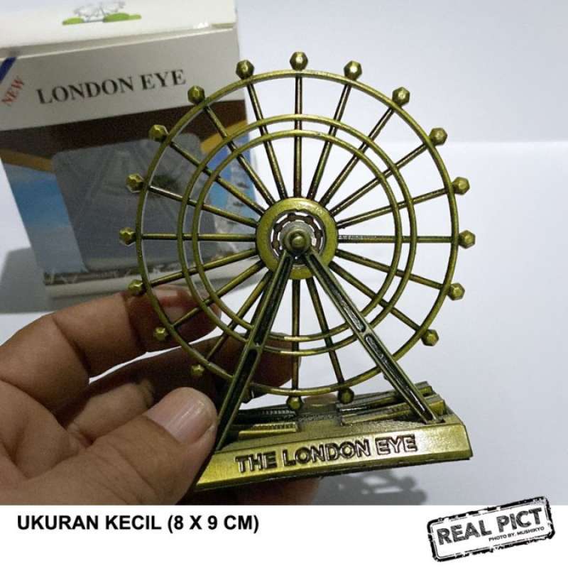 Promo MINIATUR LANDMARK LONDON EYE SOUVENIR ENGLAND LUTOFIA Diskon 50