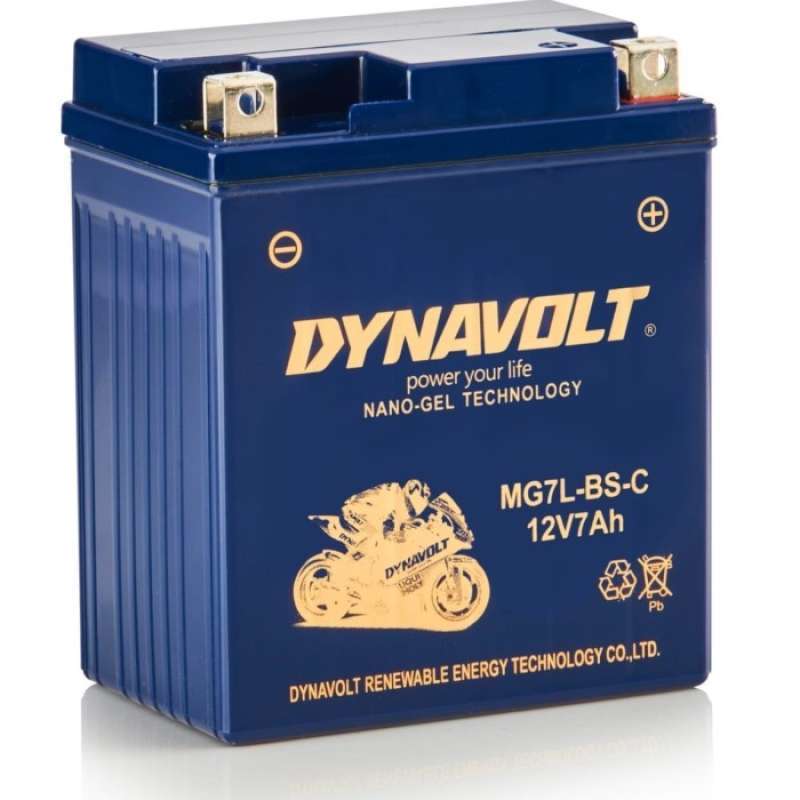 Promo Aki Motor Yamaha Xmax Dynavolt Nano Gel MG7L-BS-C 12V7AH Original