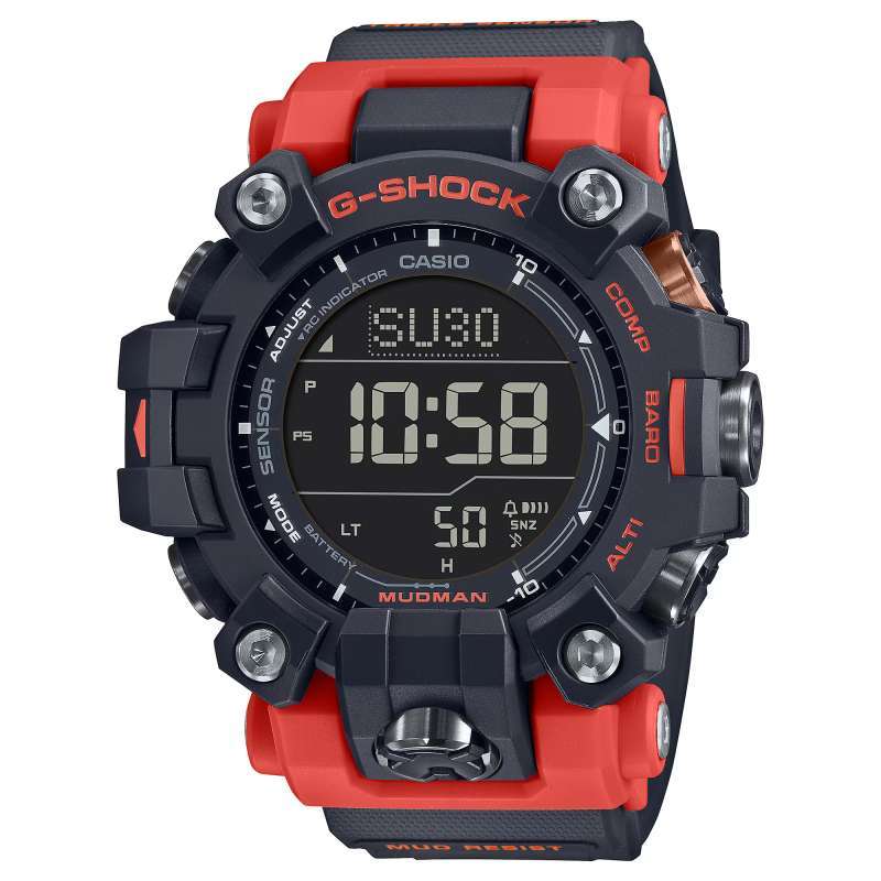 G shock merah outlet