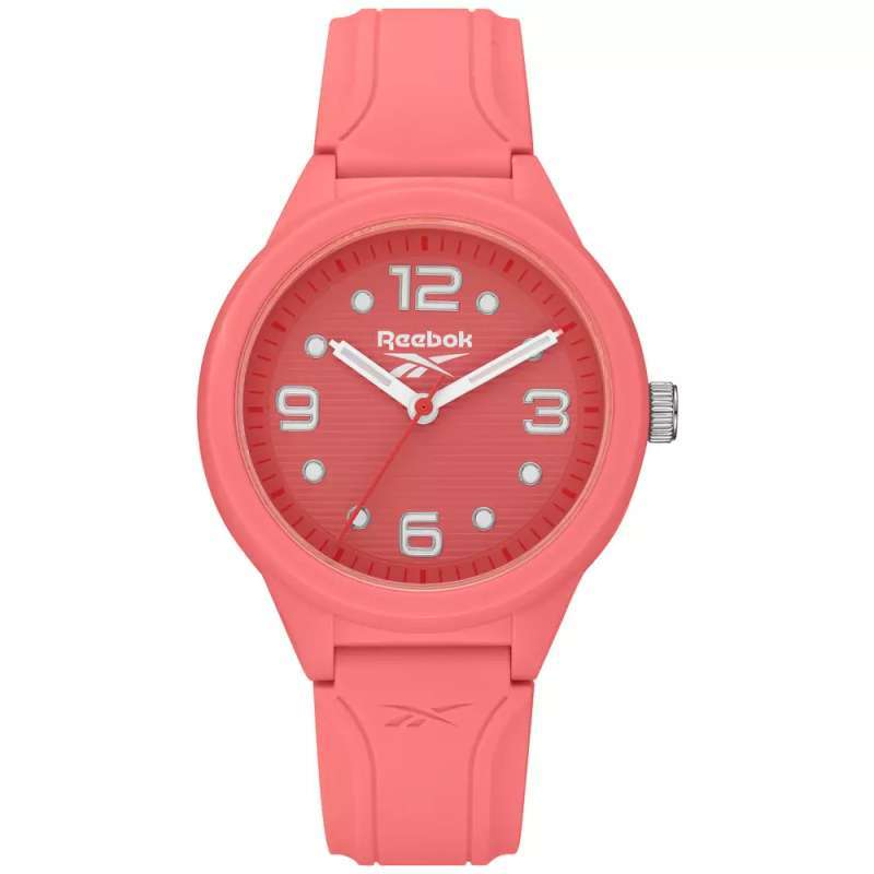 Reebok Spindrop Evolution RVSP Rubber Strap Original Peach Jam Tangan Wanita